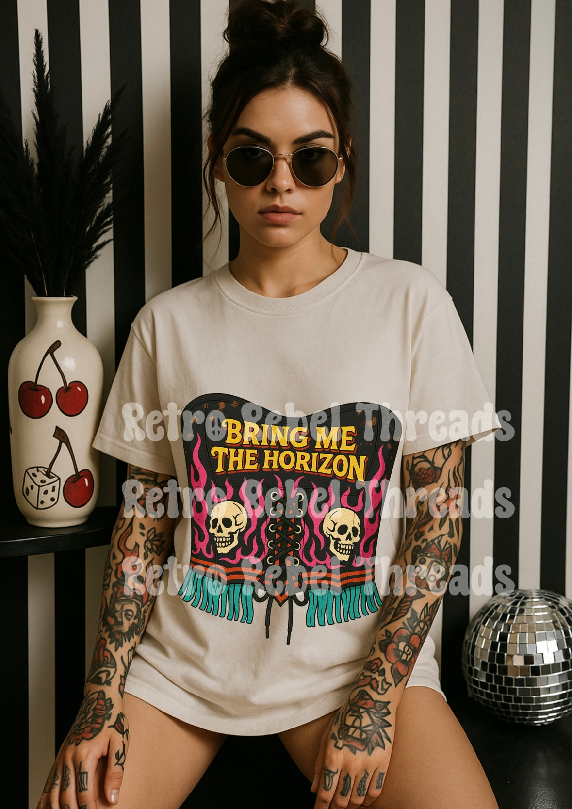 BMTH Band Corset Tee