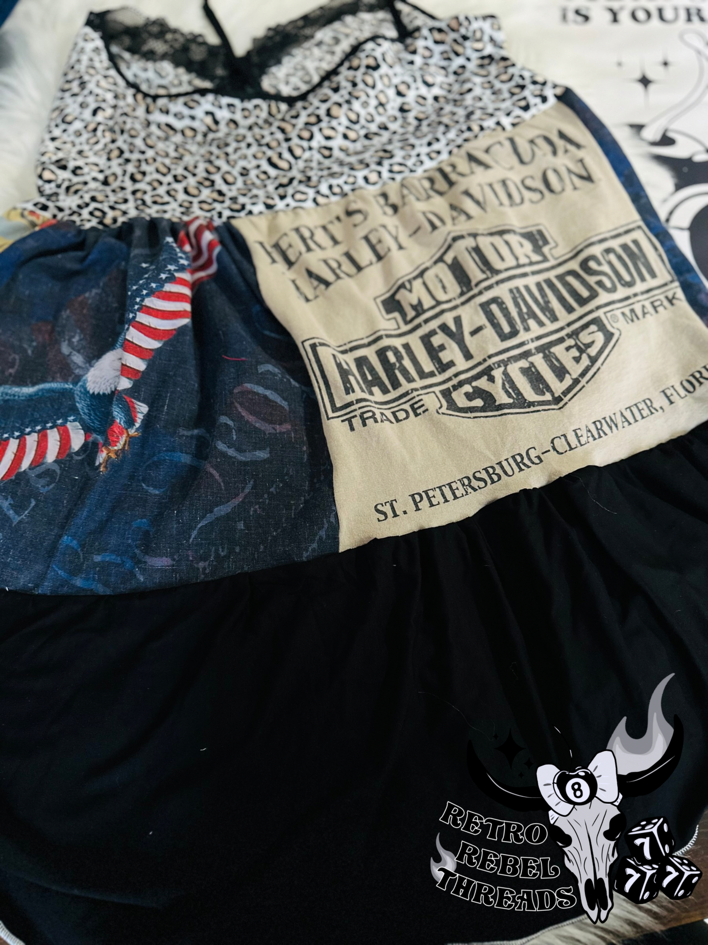 Ready to Ship ~ Womens Medium HD Up-Cycle Sundress