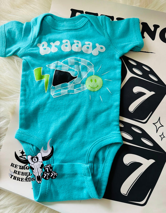 Ready to Ship ~Newborn Braaap Onesie