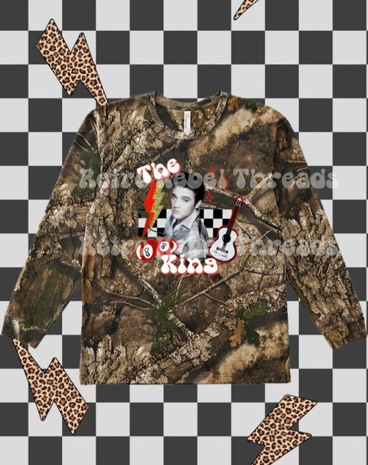The King Camo Long Sleeve (Adult sizes only)
