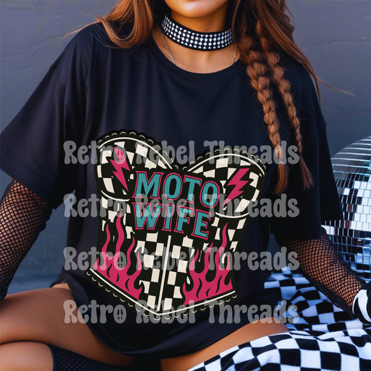 Moto Wife Corset Tee