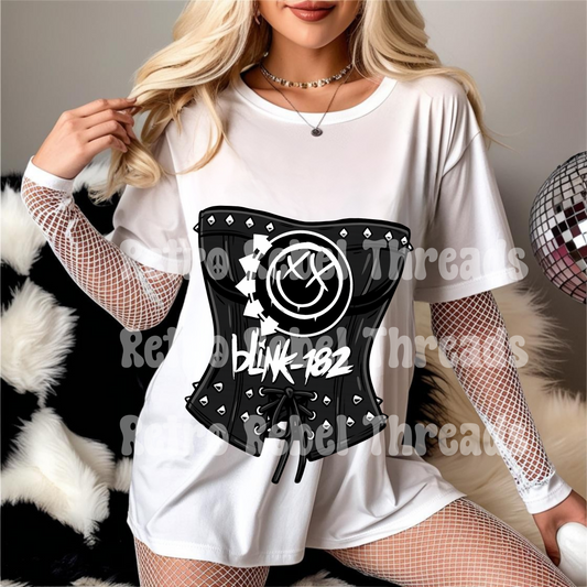 Punk Band Corset Tee
