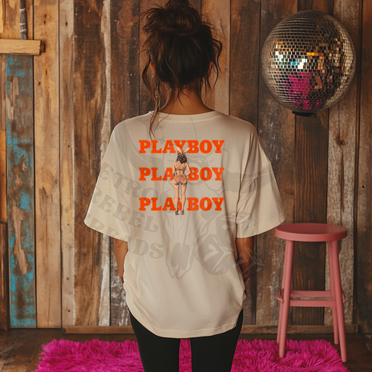 Orange Bunny Tee (ADULT ONLY)